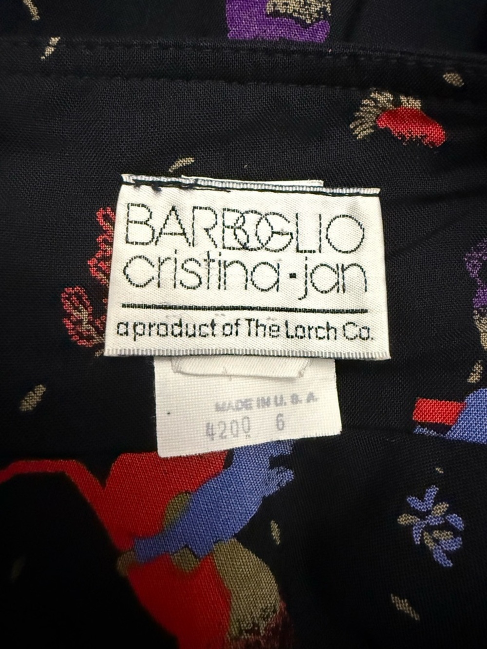 Vtg Rare Barboglio Pleated Equestrian Print Trousers Size 6 Whimsy - Picture 6 of 8